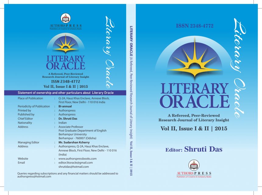 Literary Oracle Vol II  2015