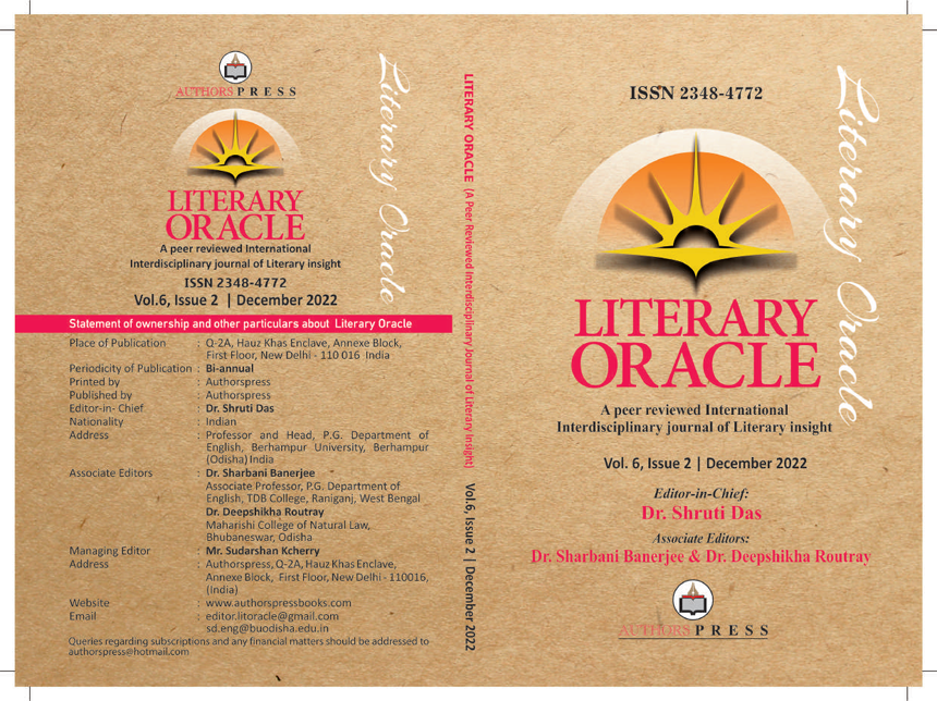 Literary Oracle Vol 6.2 DECEMBER 2022